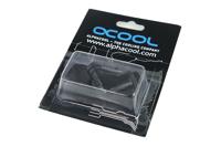 Alphacool HF Anschluss gerade G1/4 Zoll AG auf 10mm ID, 90 Grad Waterkoelinghoekverbinder - thumbnail
