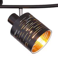 Globo Plafondlamp zwartTunno 4-lichts - 15342-4 - thumbnail