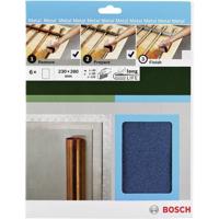 Bosch Accessoires Handschuurbladset | Metaal | 230X280 | mm | 6-delig - 2609256C43 - thumbnail