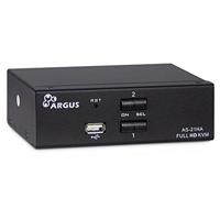 Inter-Tech AS-21HA HDMI KVM-switch Zwart - thumbnail