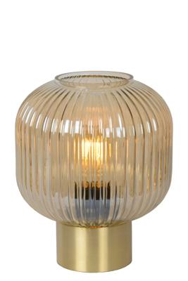 Lucide MALOTO - Tafellamp - Ø 20 cm - 1xE27 - Amber