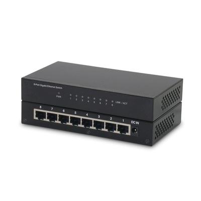 ROLINE Gigabit Ethernet Switch, 8 poorten ROLINE Gigabit Ethernet Switch, 8 poorten