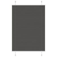 Pliss rolgordijn 85x150 cm stofbreedte 84,4 cm polyester zwart - thumbnail