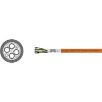 Helukabel TOPSERV® 119 Servokabel 4 G 1 mm² + 4 x 0.75 mm² Oranje 707290 50 m - thumbnail