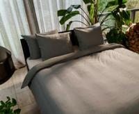 Kayori Kayori Rui Dekbedovertrek Peached Twill 200x200/220 Grijs - thumbnail