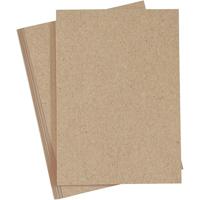 Creativ Company Karton, a4, vel 210x297 mm, 220 gr, naturel, 10 stuk/ 1 doos - thumbnail