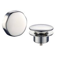 Knop/plug Badoverloop Wiesbaden Chroom - thumbnail