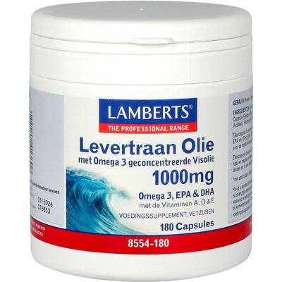Lamberts Levertraanolie 1000mg Capsules Lamberts Levertraanolie 1000mg Capsules