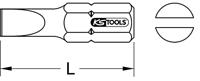 KS Tools 911.2250 Gleuf-bit 6.5 mm S2-staal Vernikkeld C 6.3 5 stuk(s) - thumbnail