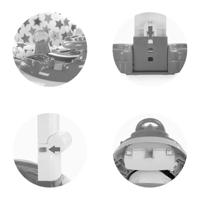 Chipolino Joya Lux 4-in-1 Loopstoel 360° Draaibaar Opvouwbaar Geel - thumbnail