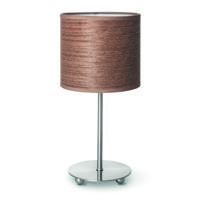 Home sweet home tafellamp Carve - notenhout fineer - thumbnail