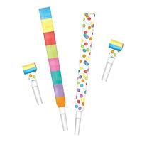Haza Witbaard Roltongen confetti, 6st. - thumbnail
