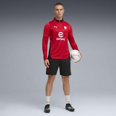 PUMA AC Milan Trainingsbroekje 2025-2026 Zwart Rood