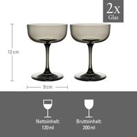 LIKE BY VILLEROY & BOCH - Like Smoke - Champagnecoupe 0,19l set/2 - thumbnail