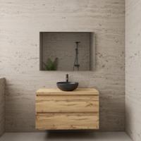 ACTIE BWS Badmeubel | Paris | Dakota Oak | 100 cm | met topplaat - thumbnail