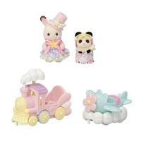 Sylvanian Families pretpark set vliegtuig en trein 5819 - thumbnail