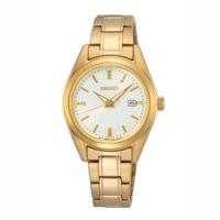 Seiko SUR632P1 Horloge Saffierglas staal goudkleurig 29,8 mm - thumbnail