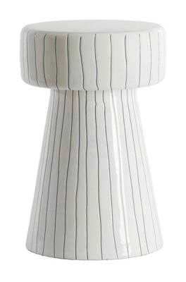 Light & Living Bijzettafel 'Dakwa' 29cm, kleur Wit/Zwart