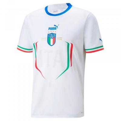 Italië Shirt Uit Junior 2022-2023 - Maat 140 - Kleur: Wit | Soccerfanshop