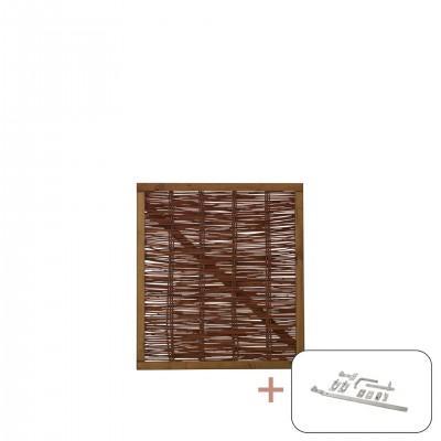 Wilgentenen Poort 90 x 100 CM Incl. Beslag