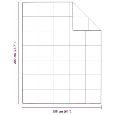 VidaXL Zomer dekbed wit 155 x 200 cm veren