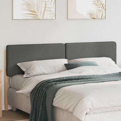 Gestoffeerd hoofdbord Bruin en Licht Grijs 200 cm Gestoffeerd hoofdbord Bruin en Licht Grijs 200 cm