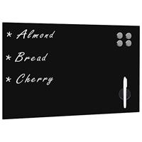 VidaXL Schoolbord voor aan de wand magnetisch 60x40 cm glas - thumbnail