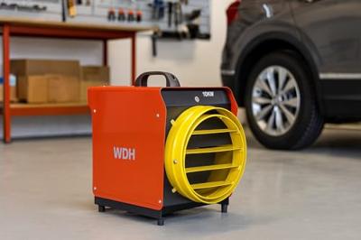 WDH WDH-BGP10S Warmtekanon 83 m² Rood