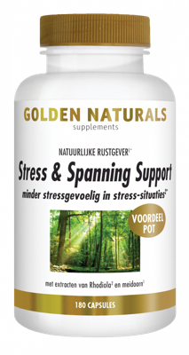 Golden Naturals Stress & Spanning Support Capsules Golden Naturals Stress & Spanning Support Capsules
