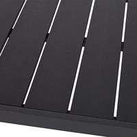 Lisomme Vinn tuintafel zwart - 90 x 90 cm - thumbnail