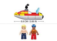 Sluban Jetski and Shark bouwstenen set - thumbnail