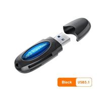 Elough- 3 In 1 - Usb3.1 - Kaartlezer Adapter - High Speed - Smart Memory Multi-Card Writer - Micro Sd Tf Kaartlezer Voor Pc Laptop Accessoires - Zwart - thumbnail