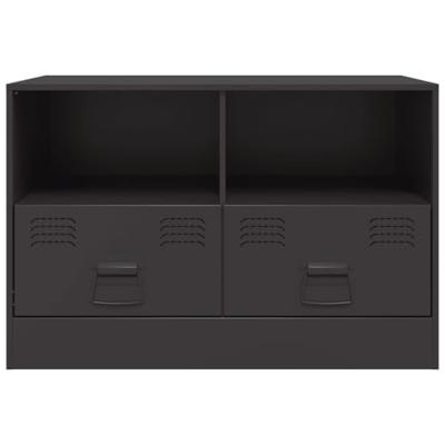 Tv-meubel 67x39x44 cm staal zwart