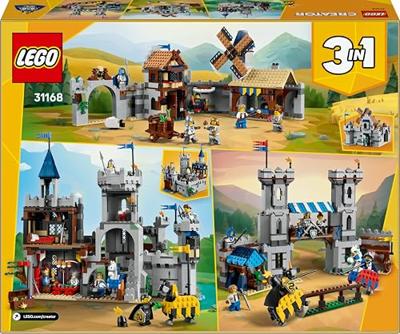 LEGO Creator 3-in-1 31168 Middeleeuws ridderkasteel - Bouwset voor 9 jaar en ouder