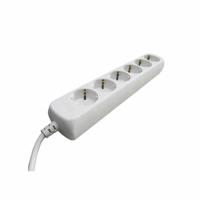 Stekkerdoos 6 voudig randaarde 5 meter 3x1.5mm² - thumbnail