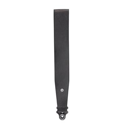 D&apos;Addario 30BAL00 Comfort Leather Auto Lock Guitar Strap Black gitaarband