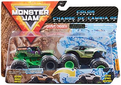 Monster Jam Die-Cast Trucks 1:64 2 Stuks Assorti - thumbnail