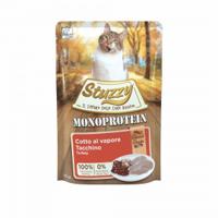 Stuzzy Cat Grain Free Monoprotein kalkoen nat kattenvoer 85 gram 4 dozen (80 x 85 g) - thumbnail