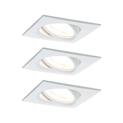 Paulmann 93436 Inbouwlamp Set van 3 stuks 19.5 W Wit (mat)
