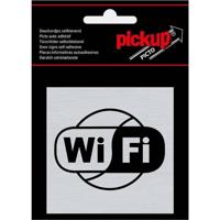 Route Alu Picto 80 x 80 mm Sticker wifi Pickup - Pickup - thumbnail