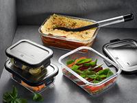 Gefu - Vershouddoos, Glas, Rechthoek, 0.4 L - Gefu | MILO - thumbnail