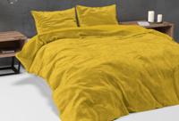 Sleeptime Velvet Uni Dekbedovertrek Goud 140 x 220 cm - thumbnail