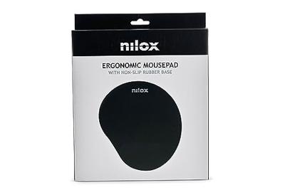 Muismat Nilox Zwart 25 x 22 cm Muismat Nilox Zwart 25 x 22 cm