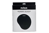 Muismat Nilox Zwart 25 x 22 cm - thumbnail