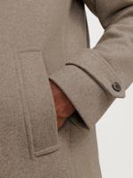 Jack & Jones Jjemelton Wool Blend Coat Sn Winterjassen Greige - thumbnail