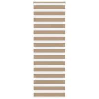 VidaXL Zebra blind 85x200 cm stofbreedte 80,9 cm polyester zandbruin - thumbnail