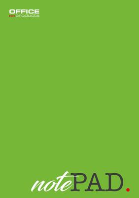 OFFICE products schrijfblok, 60 g, A5, geruit 5 mm, blok van 50 vel