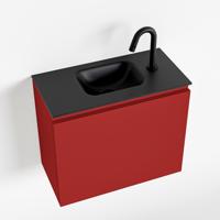 MONDIAZ OLAN 60cm toiletmeubel fire. LEX wastafel urban midden 1 kraangat - thumbnail