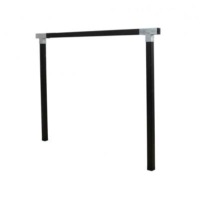 Zwart Houten Schommelframe Dubbele Schommel