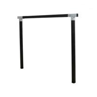 Zwart Houten Schommelframe Dubbele Schommel - thumbnail